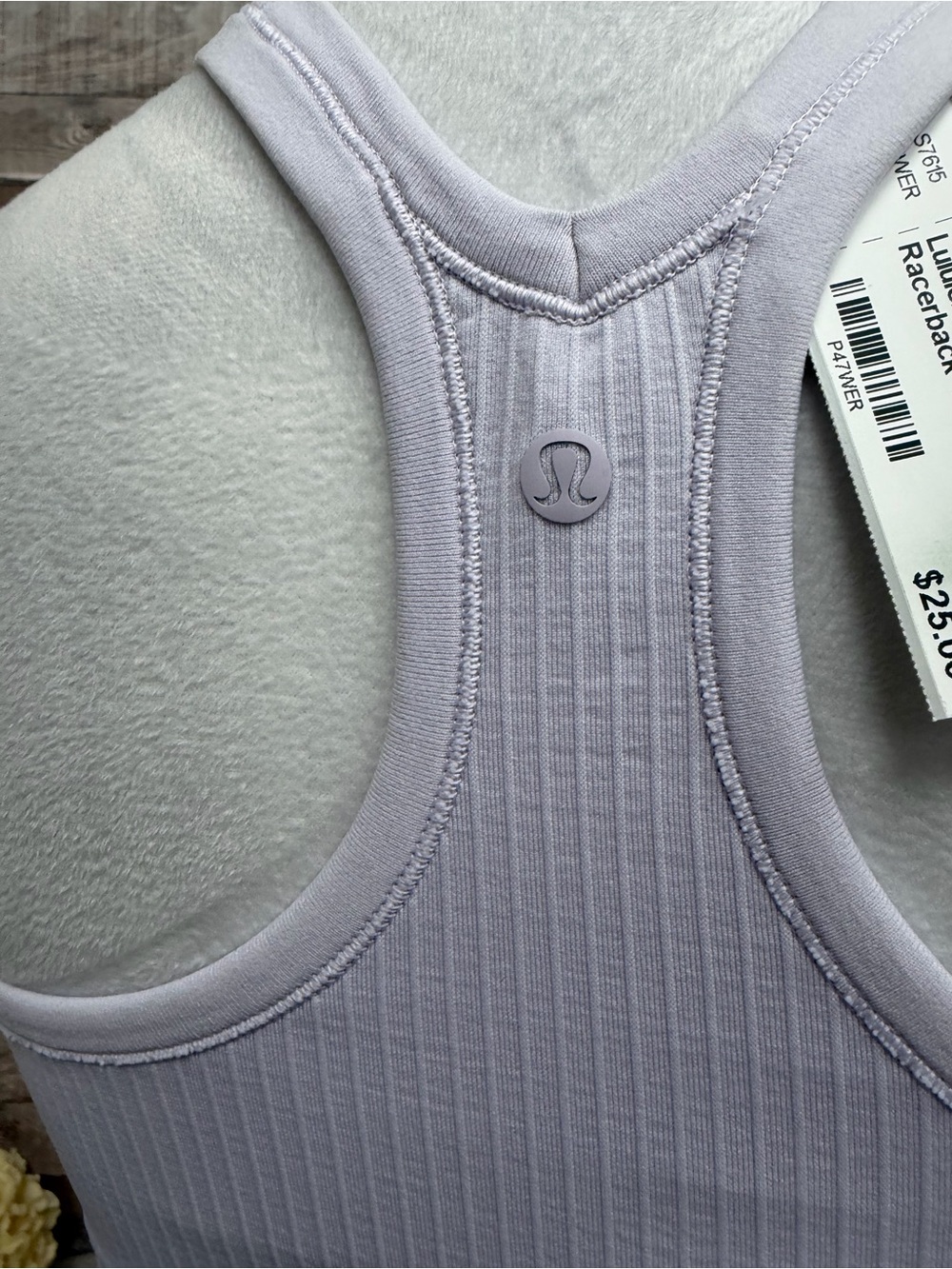 Lululemon Lilac Ribbed Racerback Tank 8 - Picture 5 of 5